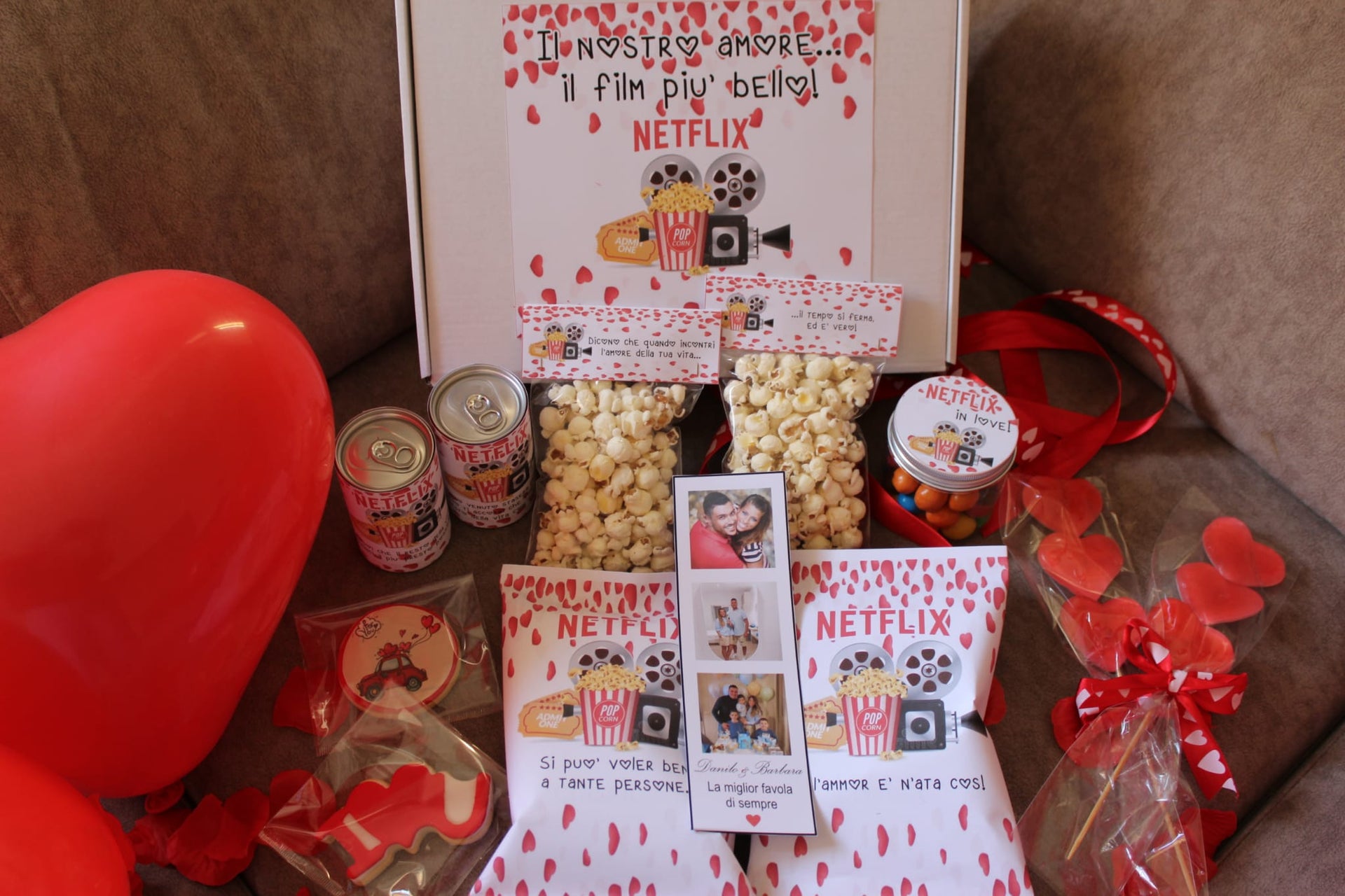 Box San Valentino, con targhetta Spotify personalizzata e cioccolatini -  BERFUD American Food